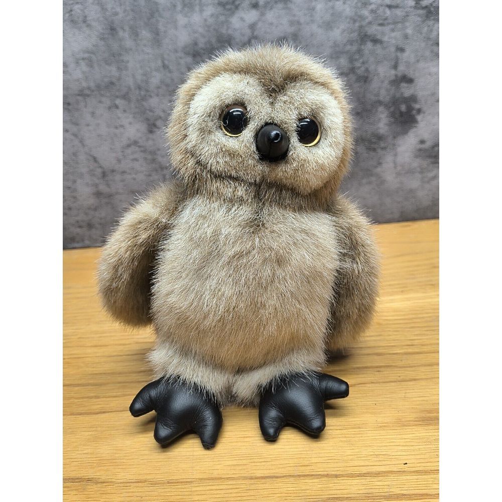 The Bearington Collection Ollie the Baby Owl Plush 6" With Tags